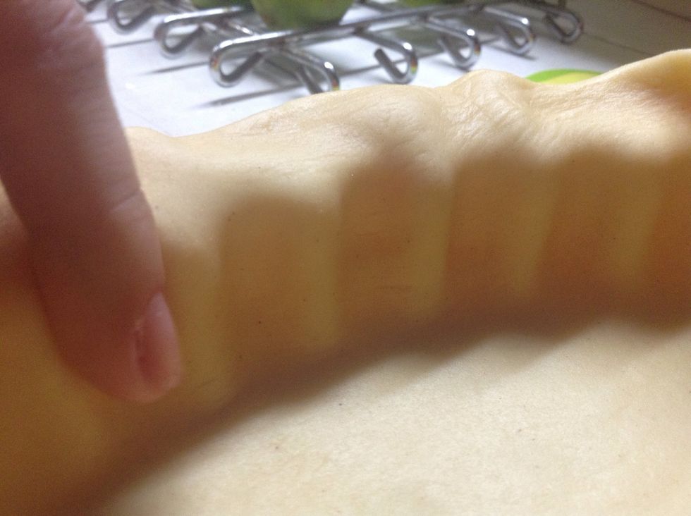 Do this process in all the edges and bottom.