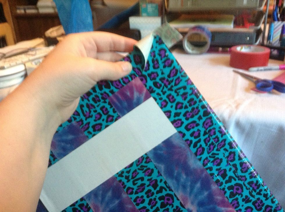 Do this to the other side. (Outside view)