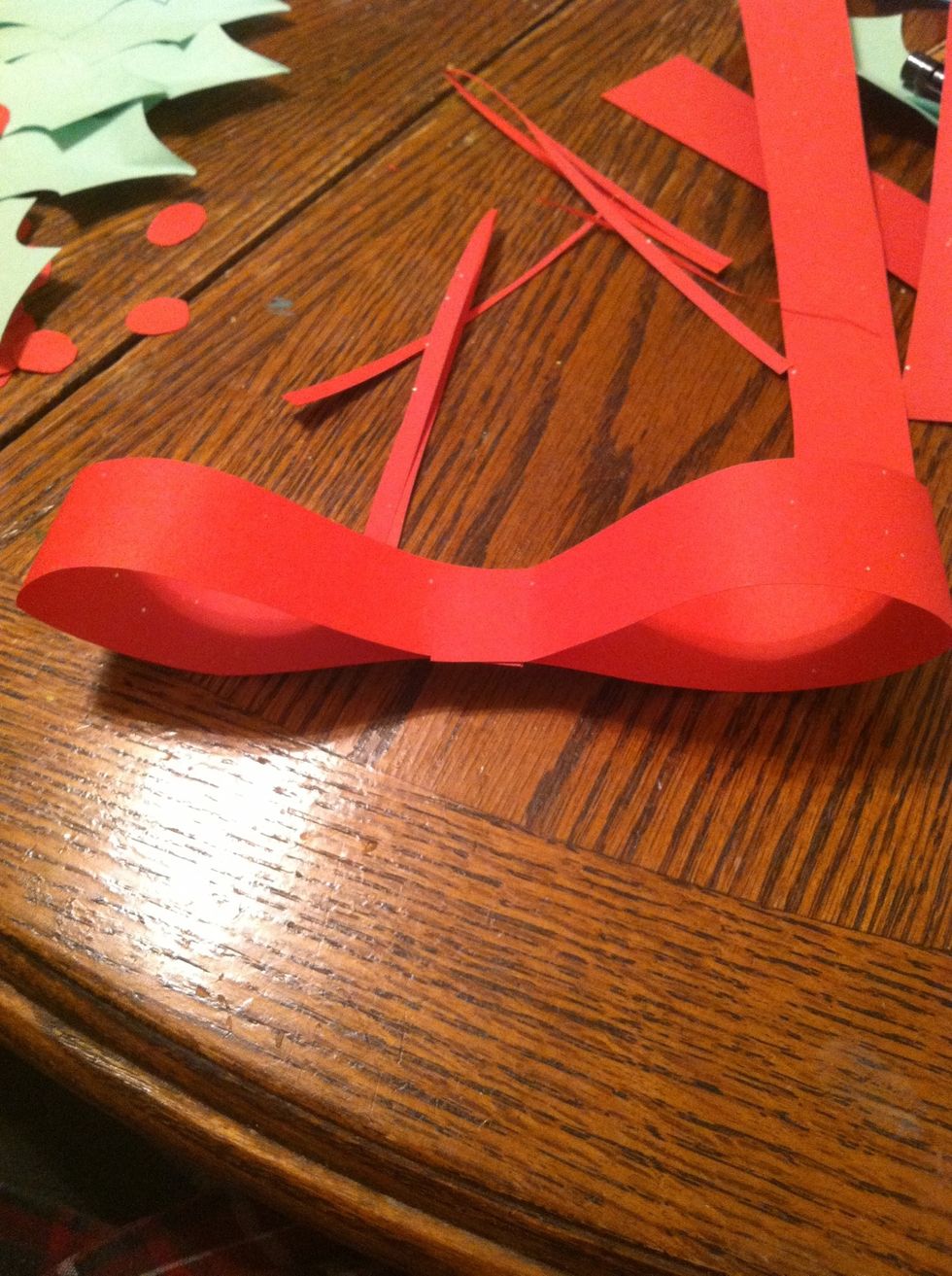 Do two, Then glue them together. Sorry red doesn't photograph well in this light at all.