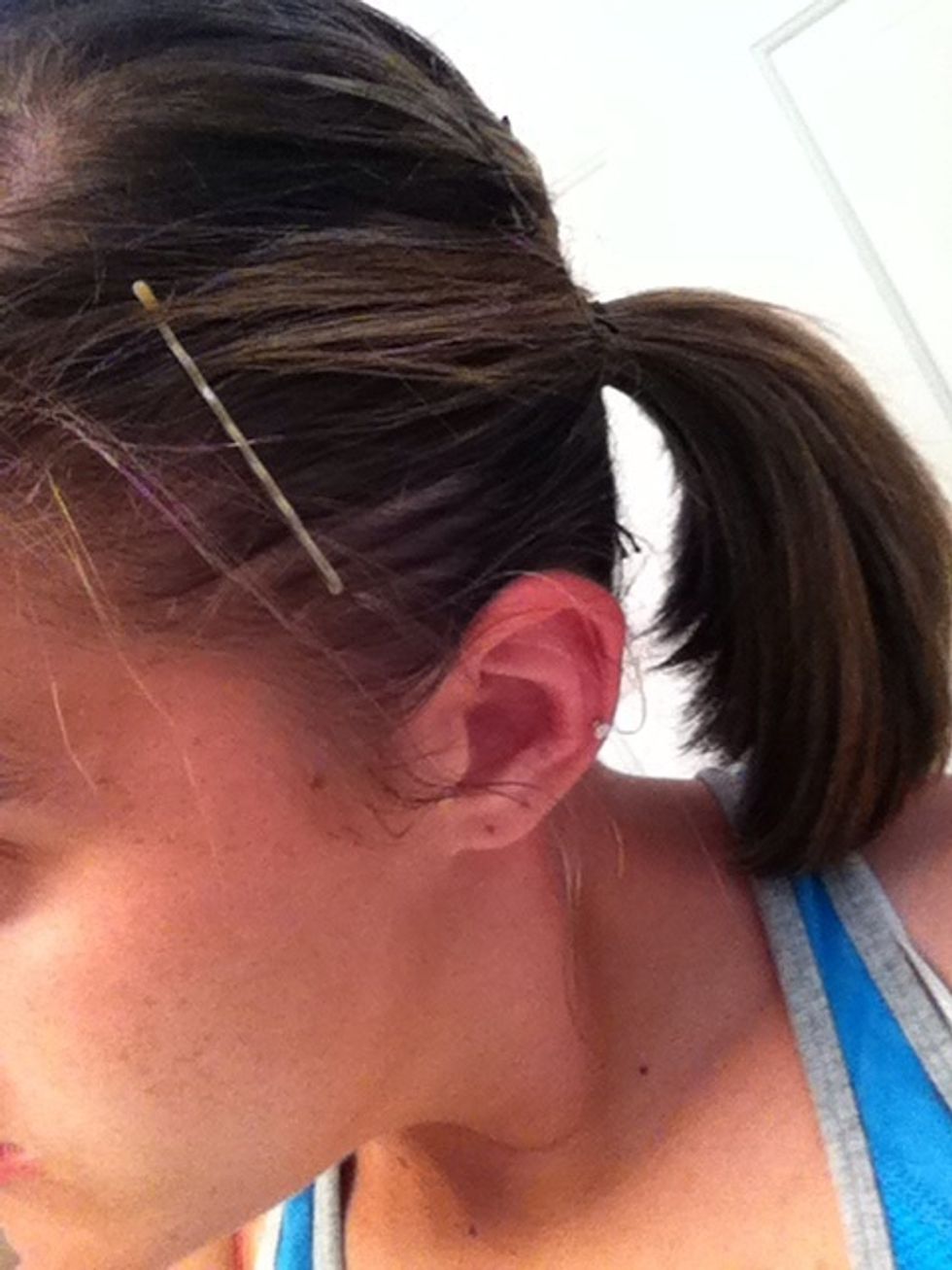 Do you have those days when body pins don't want to stay in your hair?!? This is what I found helps me the most.