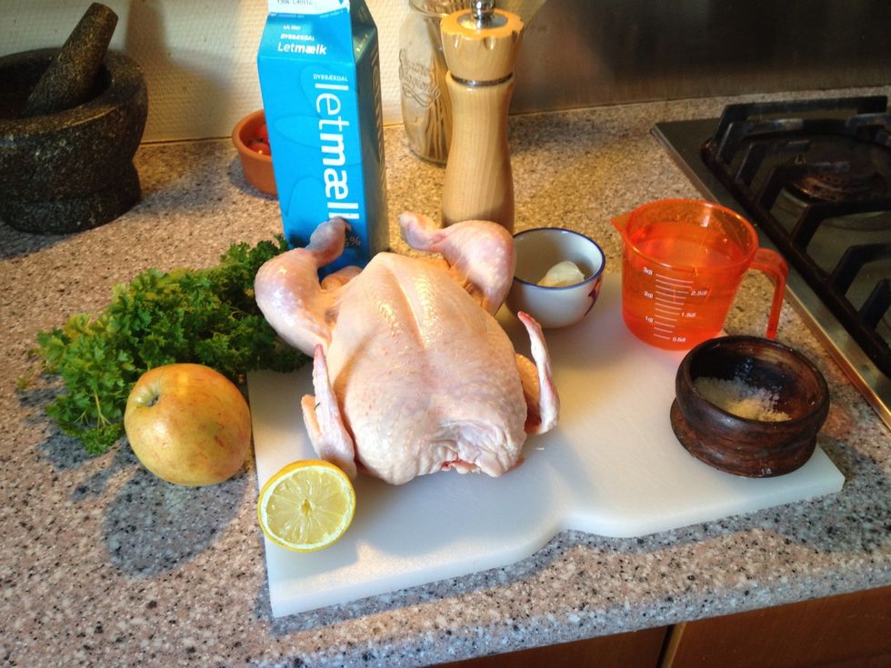 Do your self and the chicken a favour and buy a free ranged chicken. They cost more yes, but your conscience and taste buds will be so much happier. They are bigger and meatier.