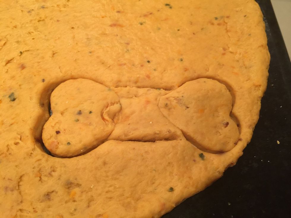 Dog bone shaped almost ready.