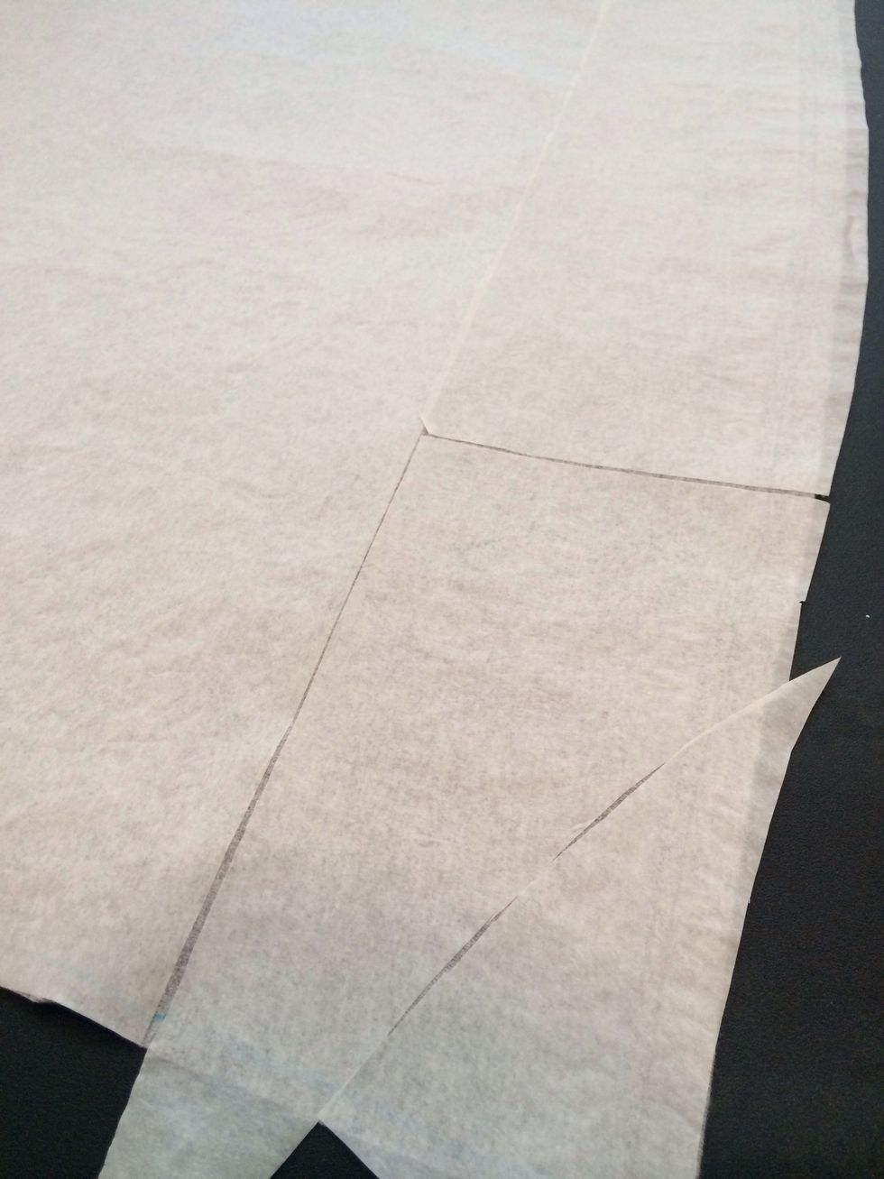 Don't be afraid to piece the adhesive.