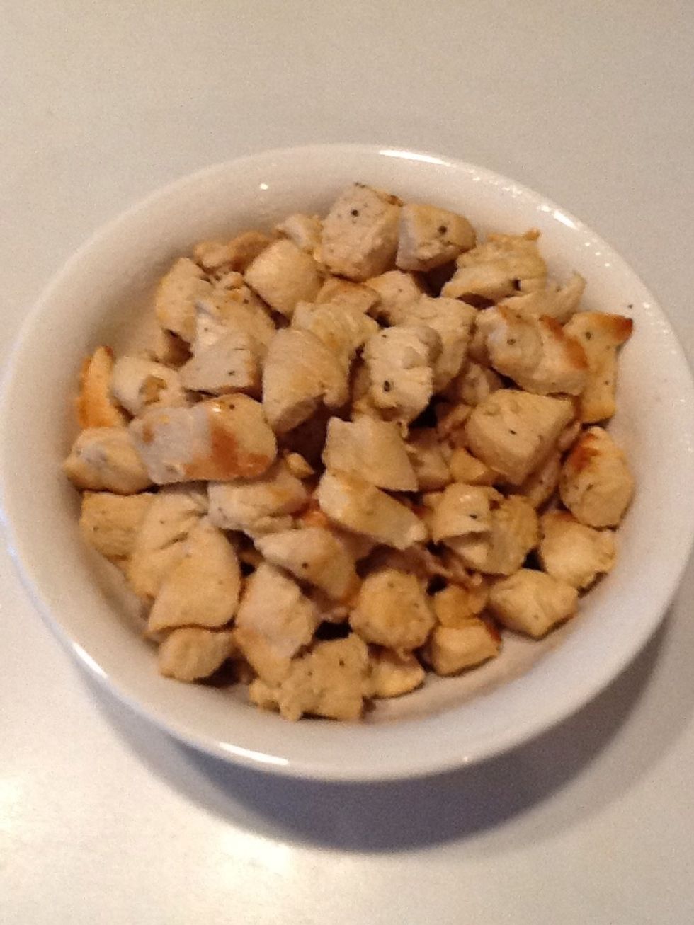 Don't forget about the chicken you set aside, too!