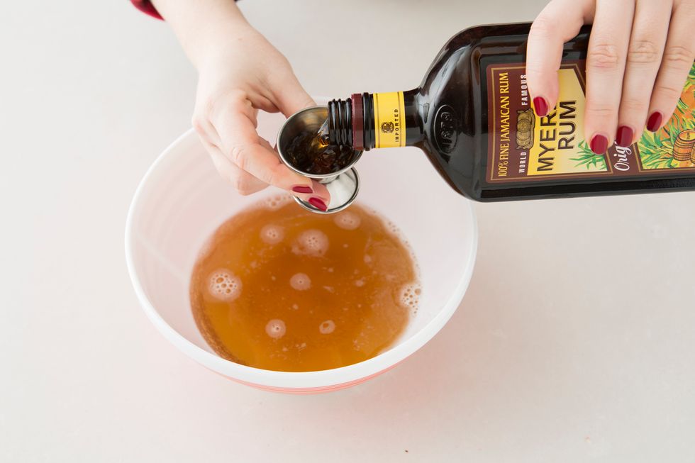 Don't forget that rum! (After all this recipe is for 21+ wizards).