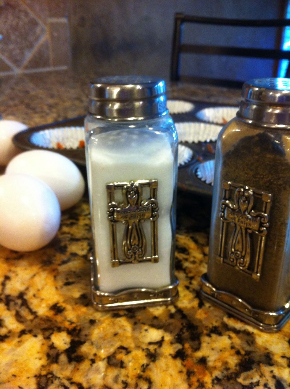Don't forget the salt and pepper