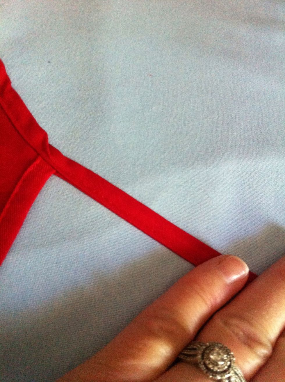 Don't forget the straps! Lay 'em flat.