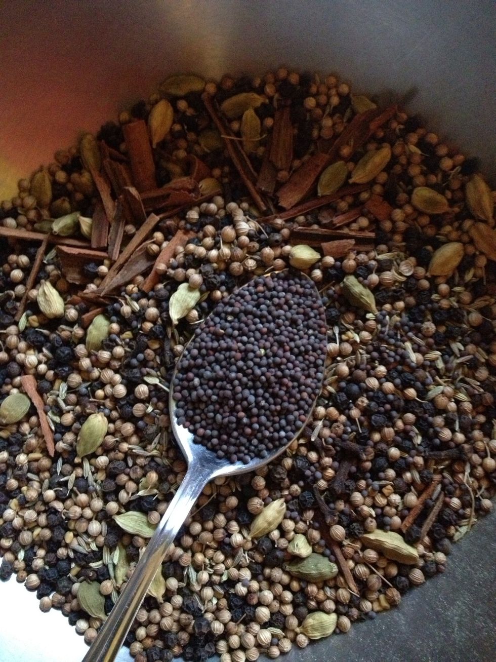 Don't forget to add mustard seeds