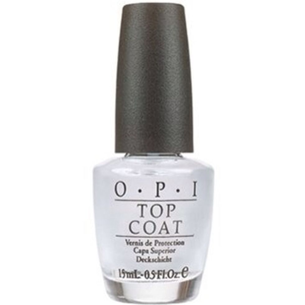 Don't forget to apply a topcoat! Yes, sorry this is an internet picture, but I just ran out of my favorite top coat. This topcoat will prevent the sugar from falling off.