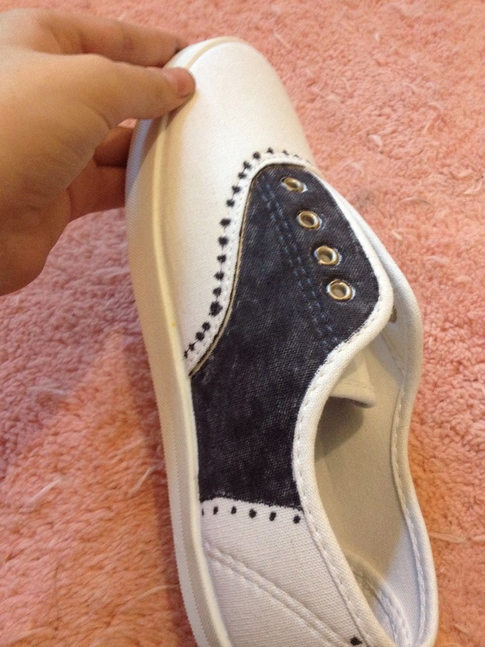 Don't forget to fill in the shoe!