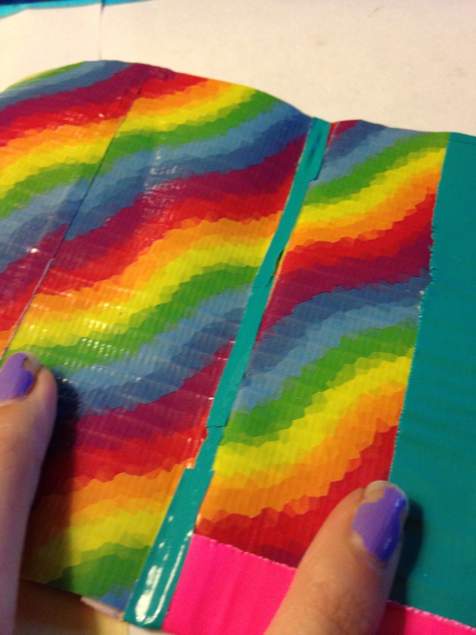 Don't forget to fill in the sticky ducktape!