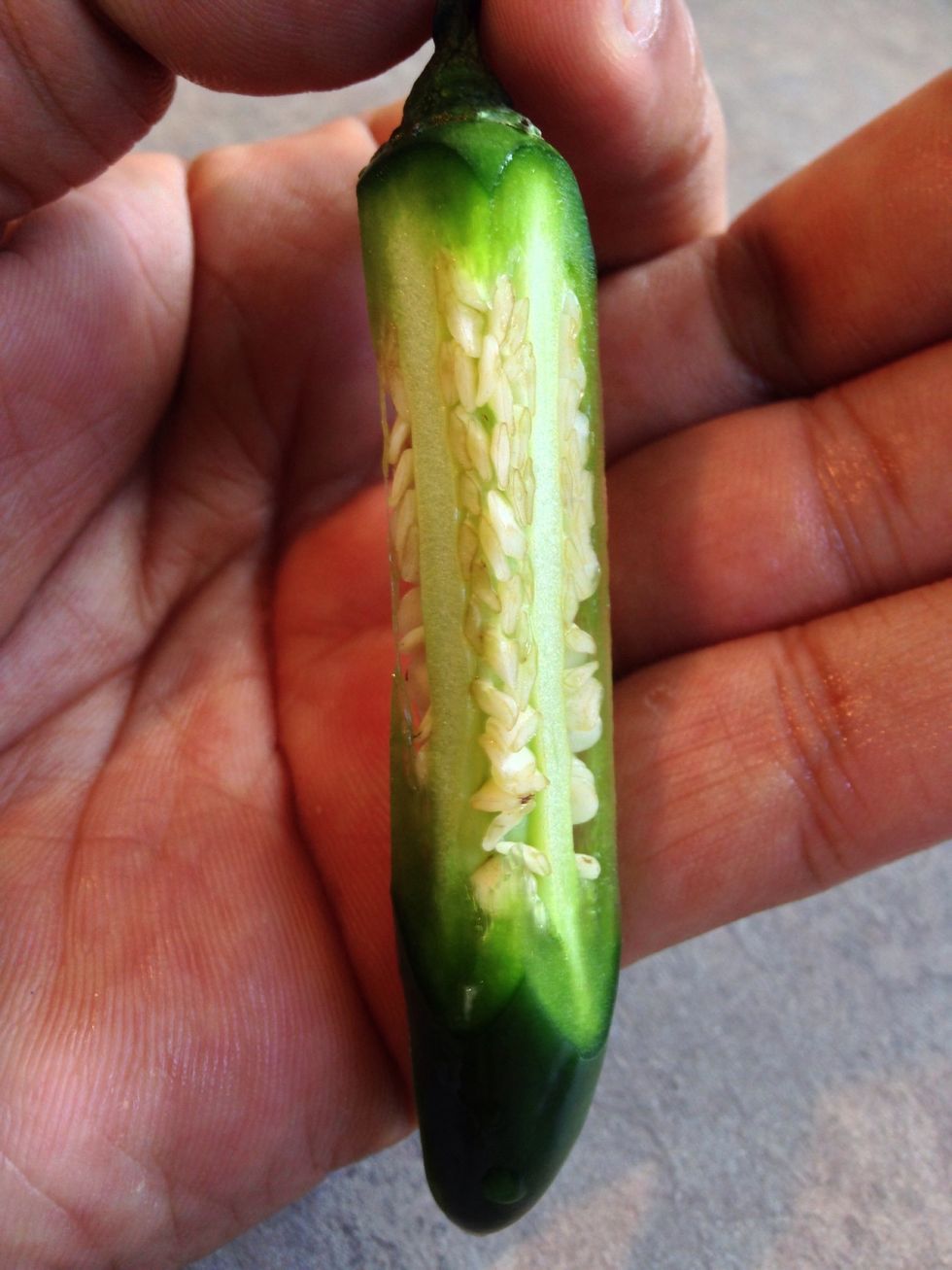 Don't forget to remove the seeds