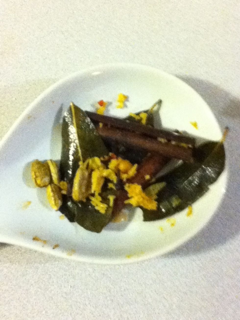 Don't forget to remove the whole spices before you serve anybody, otherwise things could get ugly.