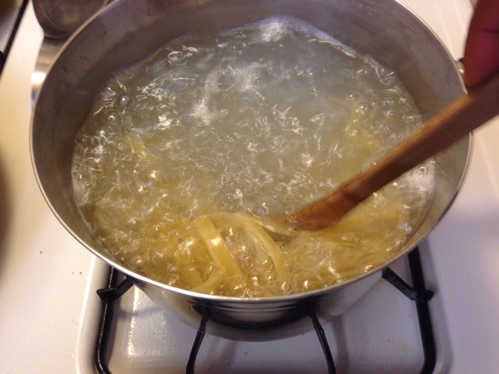 Don't forget to stir your noodles