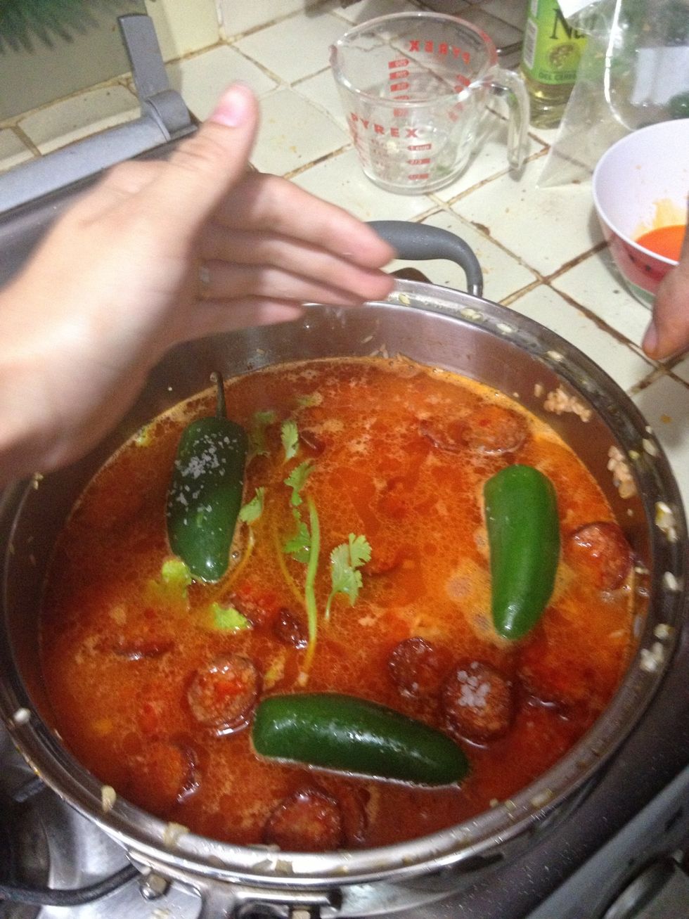 Don't forget to stir!