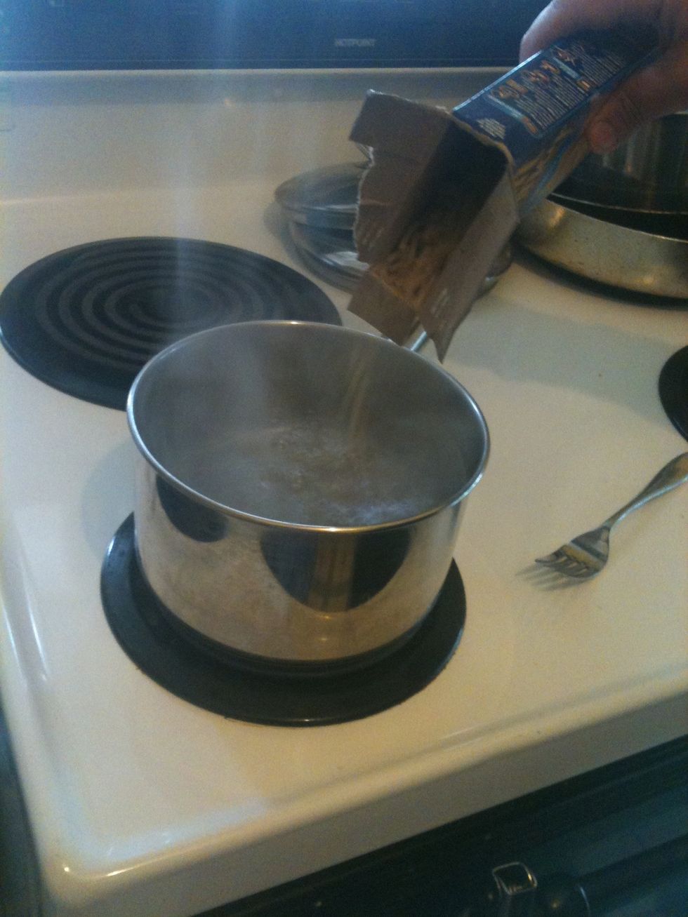 Don't forget to take the cheese sauce package out!