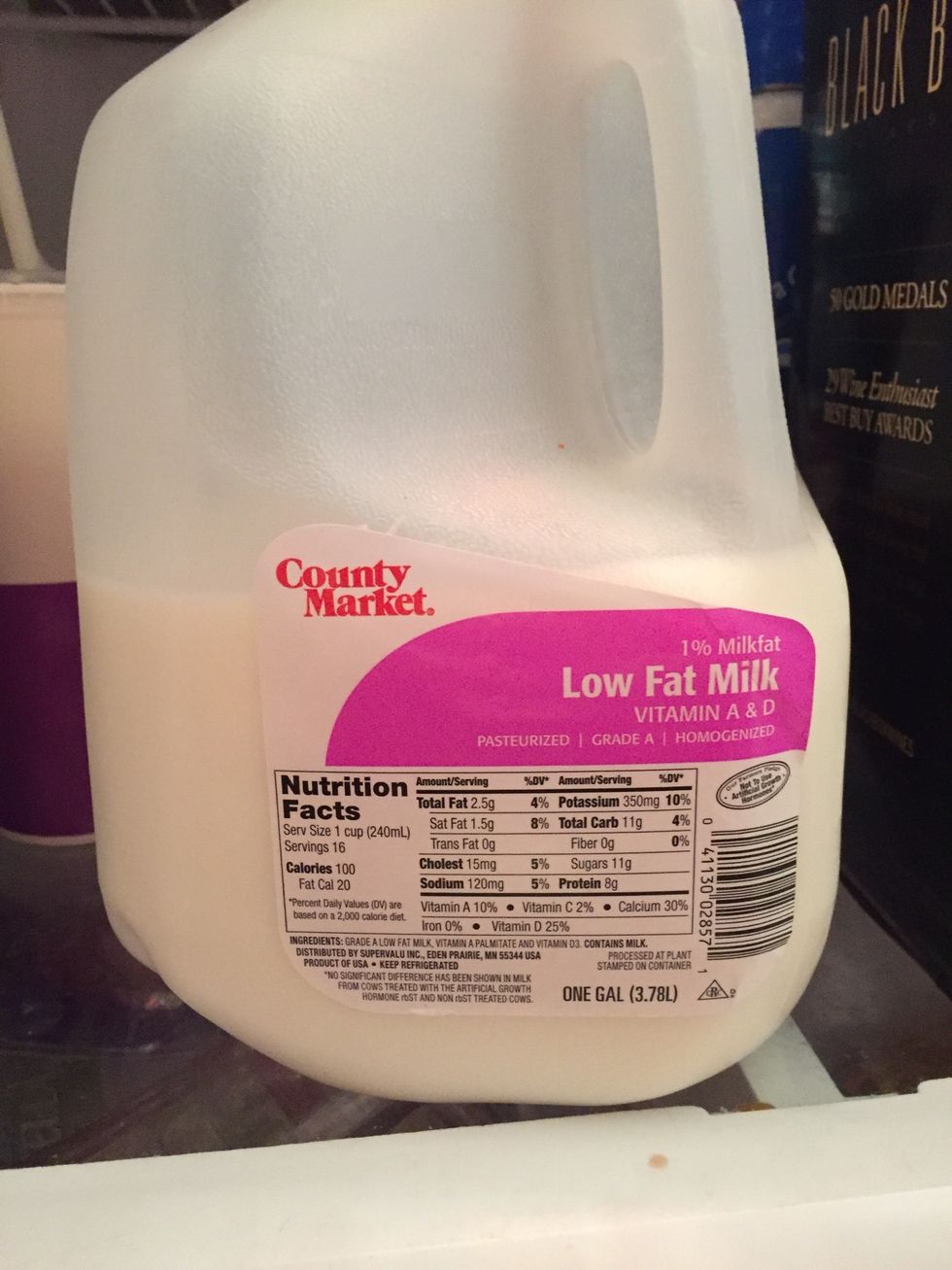 Don't forget your milk to drink!