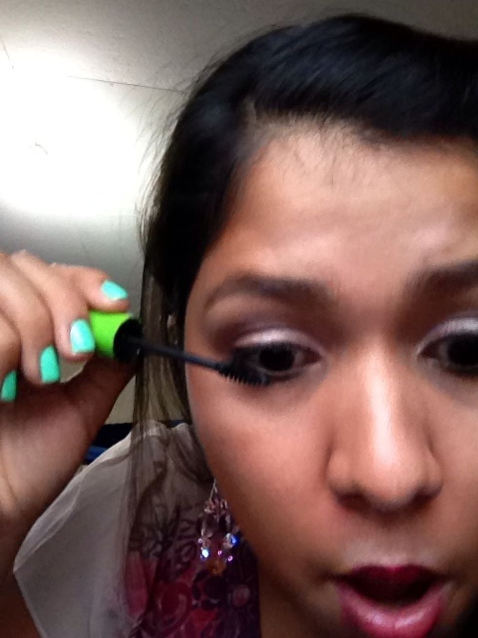 Don't forget your under lashes.