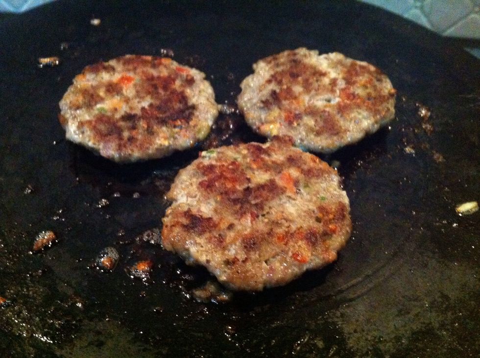 don't fry on high or medium heat.. always fry on low heat