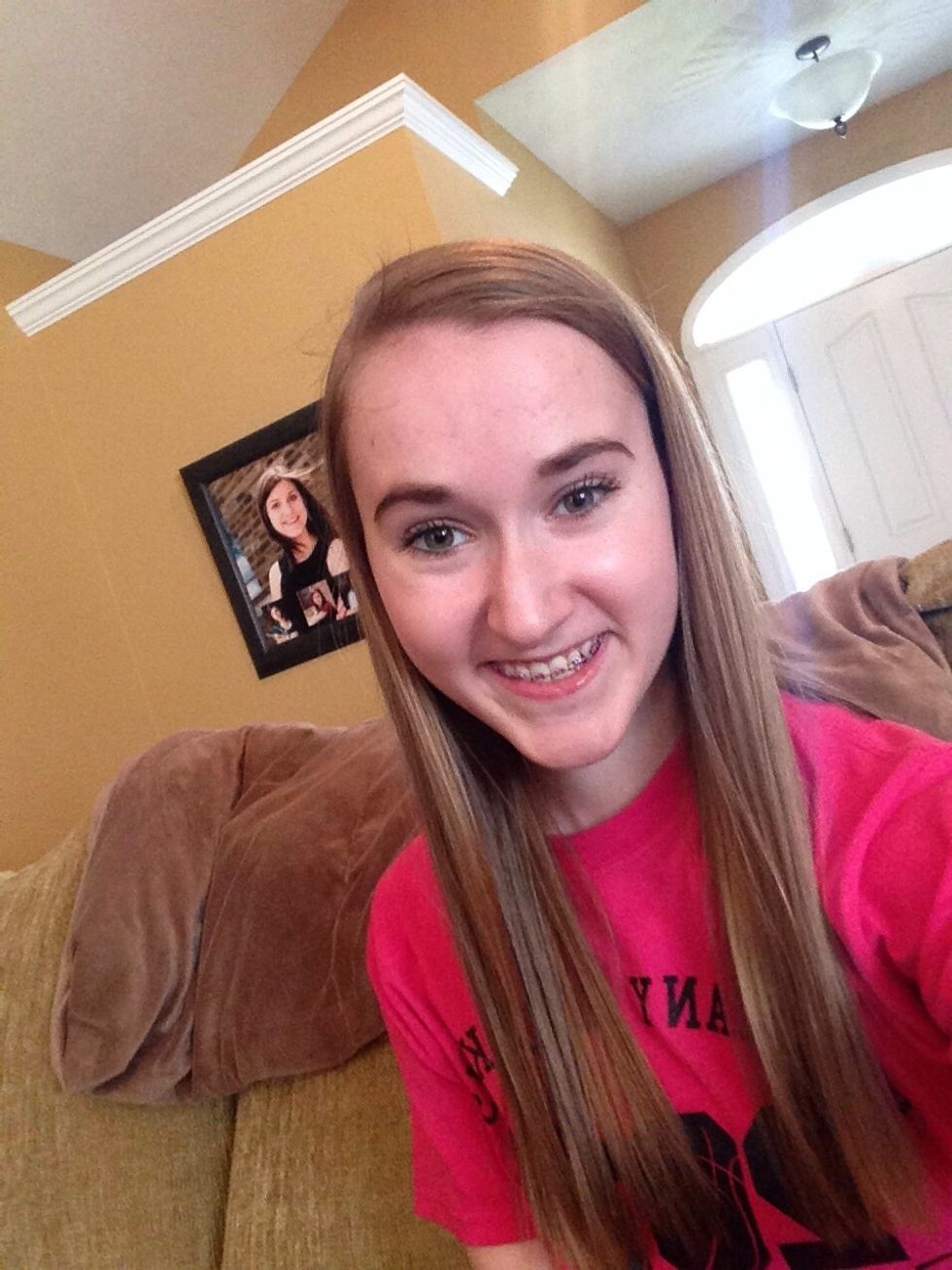 Don't mind my face \ud83d\ude48 but here is my hair in just three days of using this shampoo