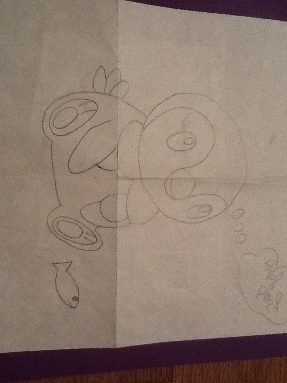 Don't mine the fish it's Piplup's lunch