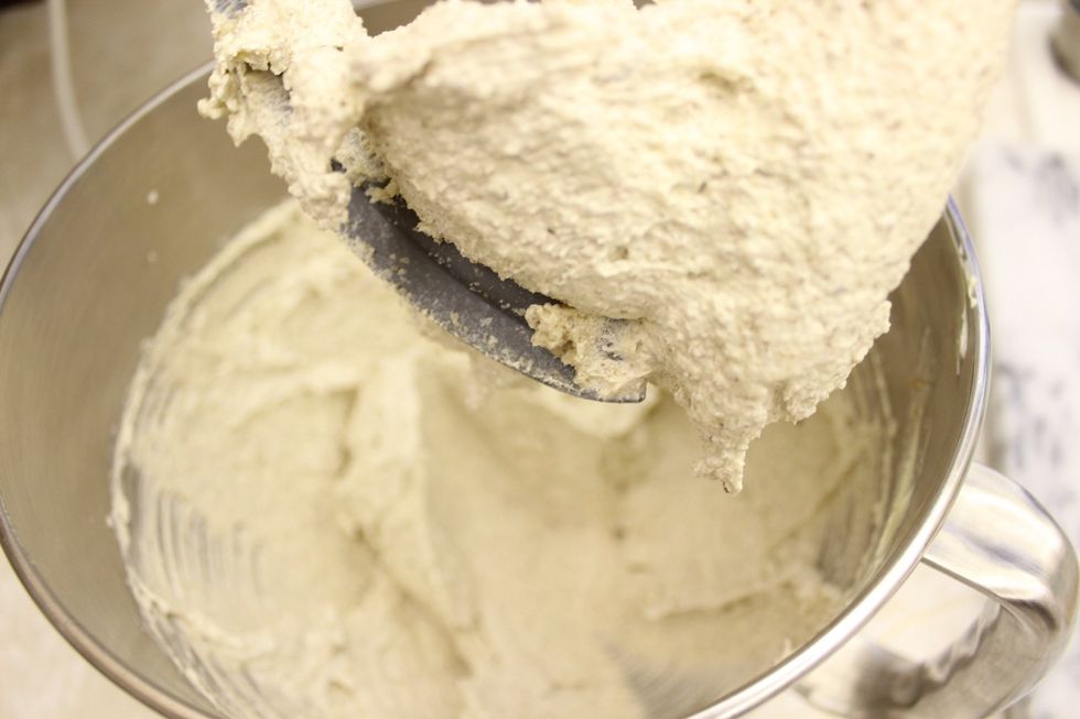 Don't over beat or your cookies will turn out very cakey.