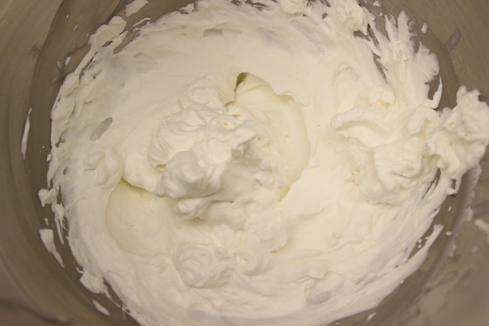 Don't over whip! If the cream looks grainy, then you've over whipped. Add a little more cream and whip again for a couple seconds to fix the cream.