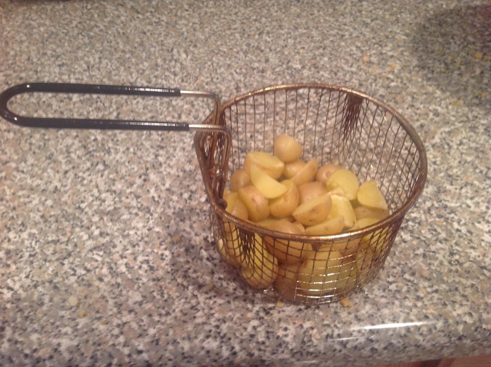 Don't overcrowd the basket.  I did this batch in two batches.