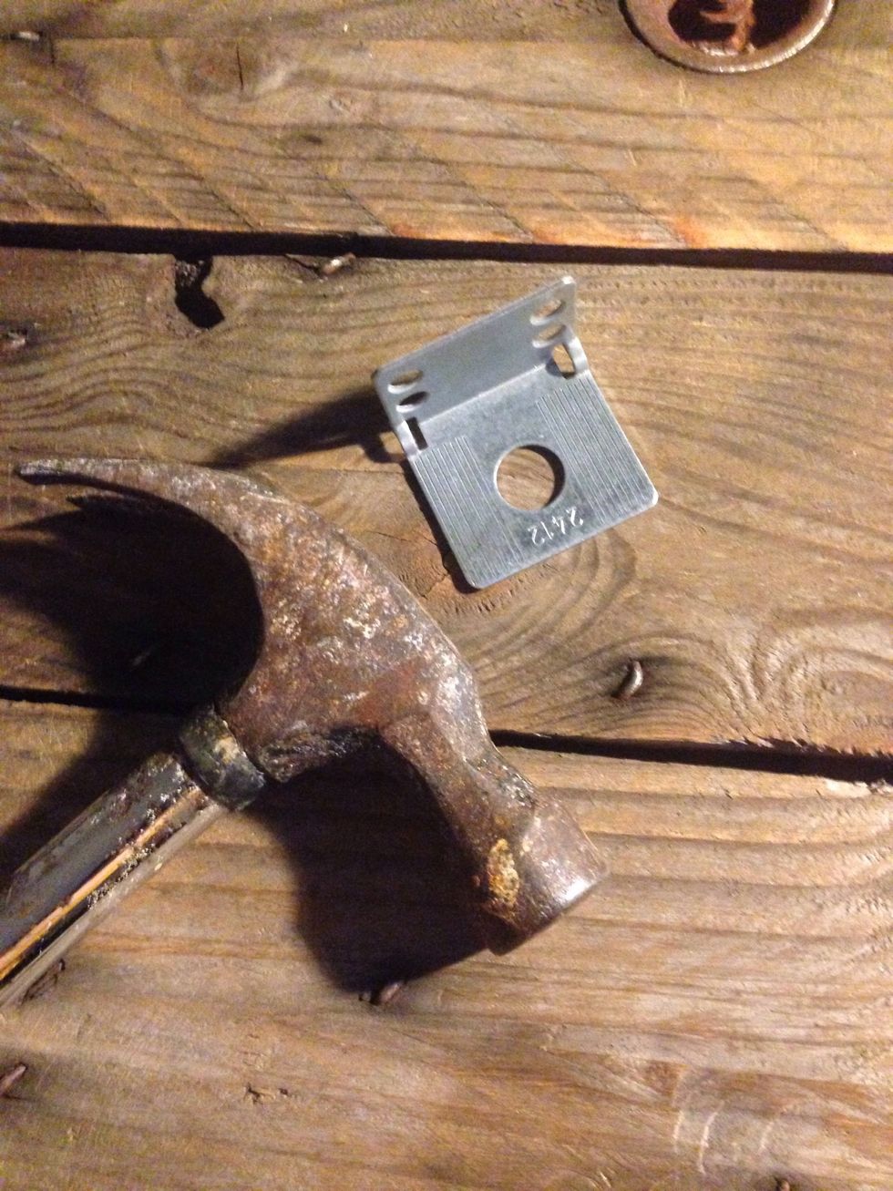 Don't remove the large nails, they hold the drum together. If they stick out, use a hammer and a piece of metal to lower them