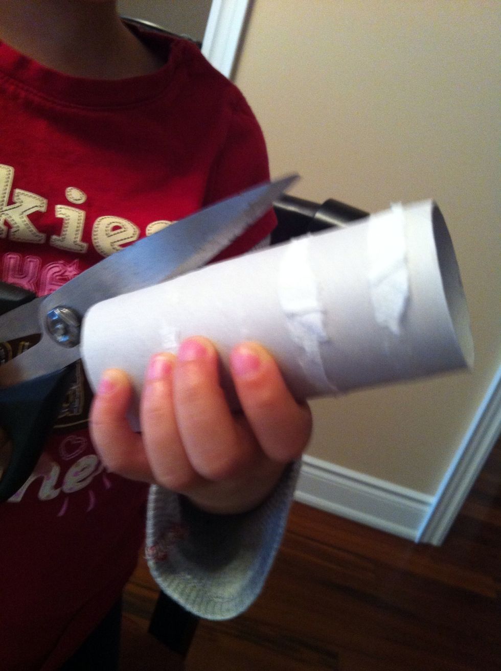 Don't use flimsy rolls. The one my daughter was cutting lost its shape during assembly.