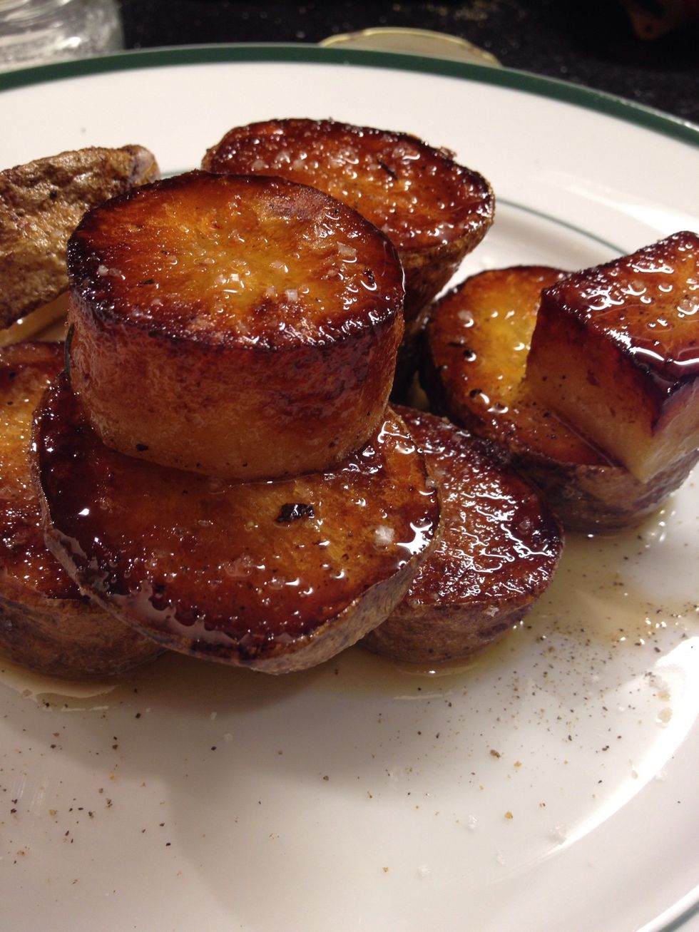 Don't worry about being greasy. It's Christmas.