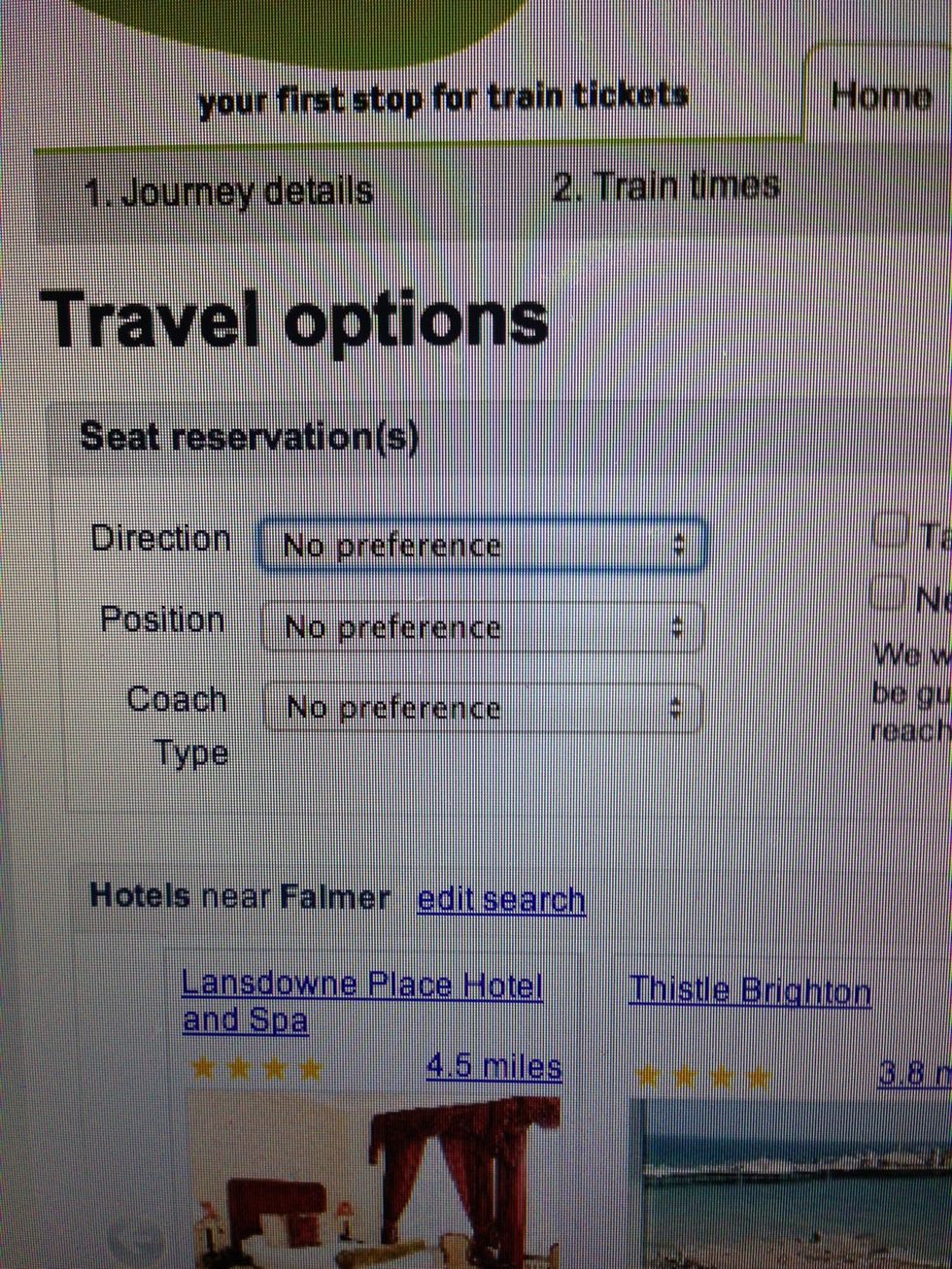 Don't worry about the seat reservation, keep these as no preference.