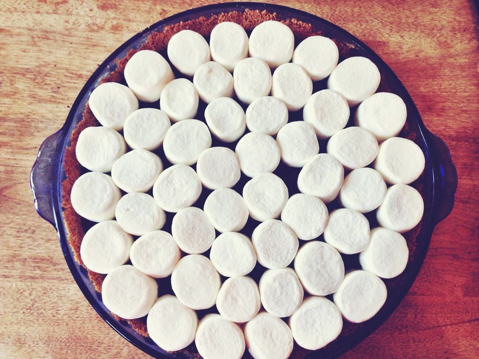Don't worry, all of the nooks and crannies will be covered once marshmallows are toasted.