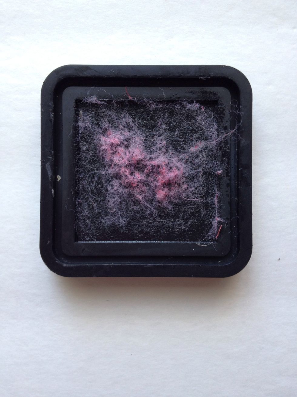 Don't worry if you have leftover fibers.