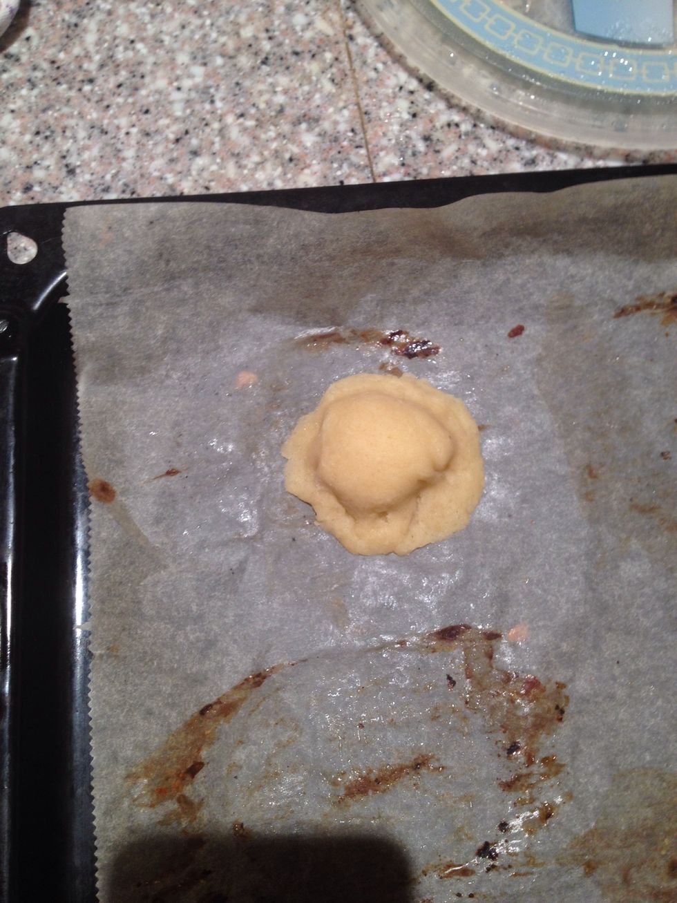 Don't worry too much about gaps, they will bake together in the oven. Bake in the middle of the oven for 15 minutes.