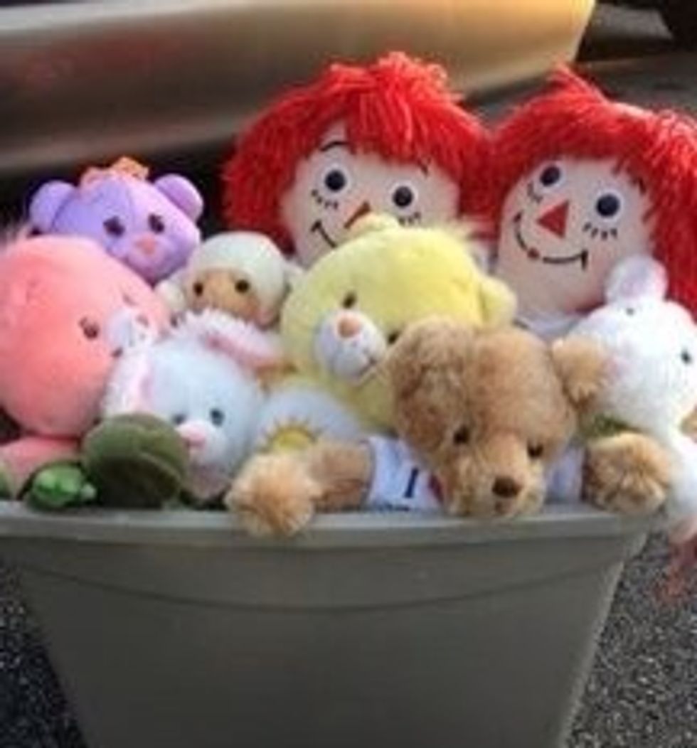 Donate stuffed animals to church groups for mission trips or opportunities to bless children.