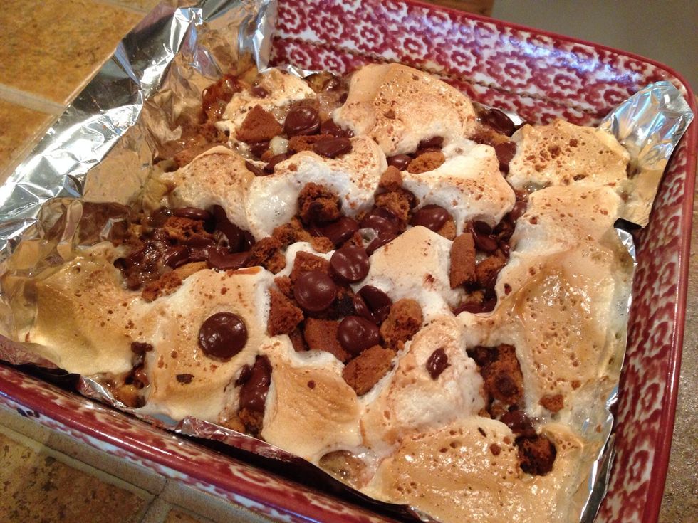 Done and golden brown.