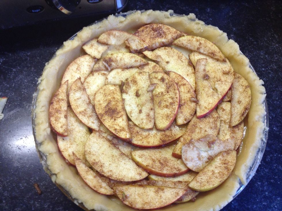 Done and ready to put into the oven :)