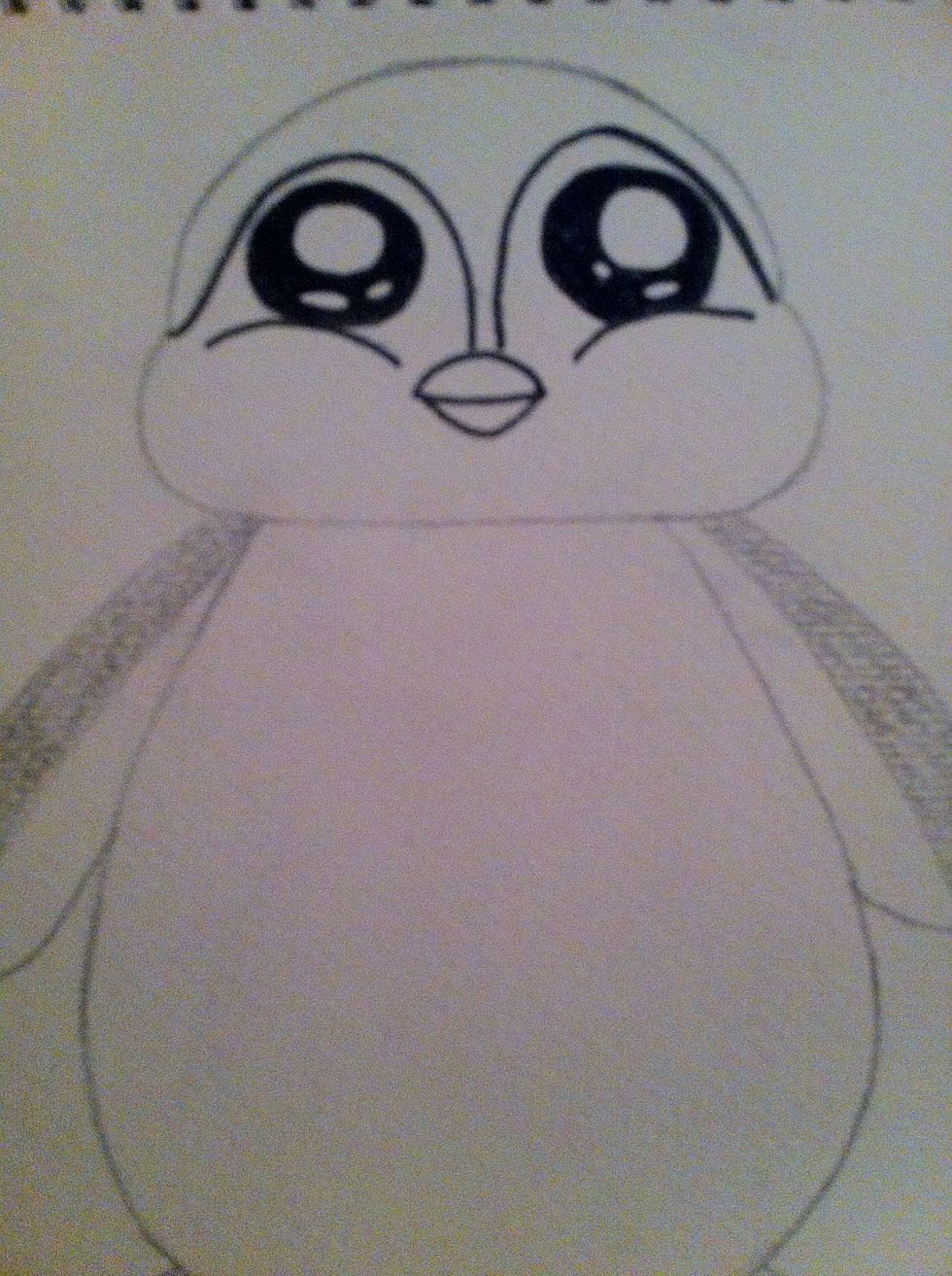 Done coloring the eyes.