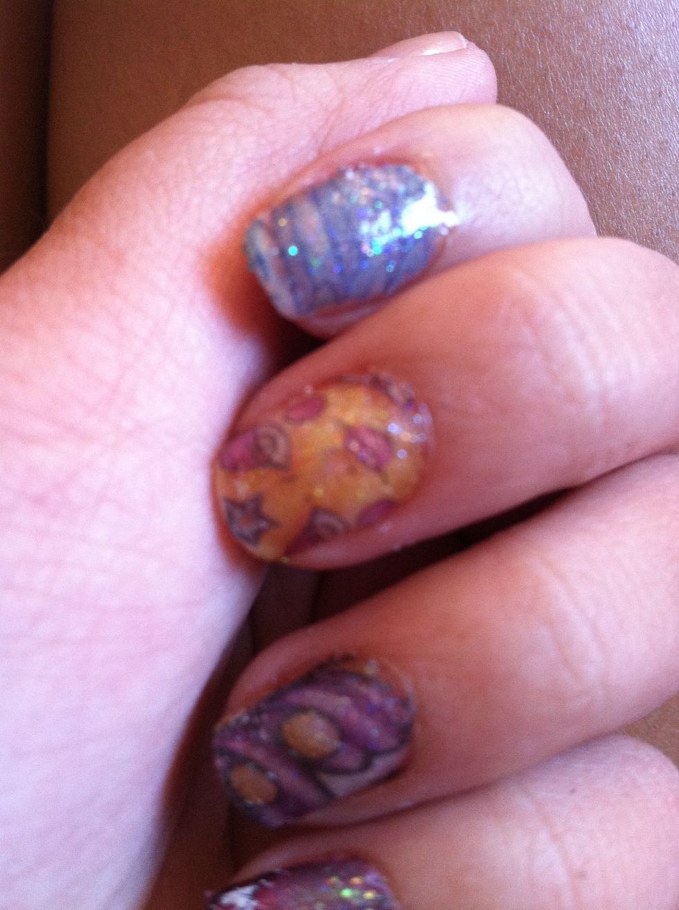 Done! Easy and fun all if them are without a base coat.