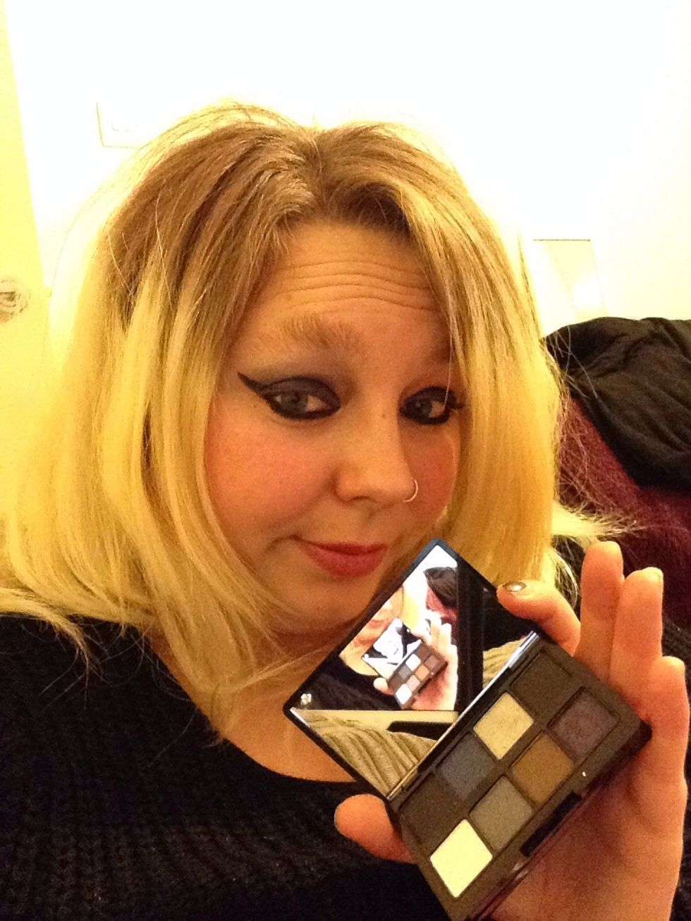 Done! Just finish off with a tinted lip balm or clear/nude lip gloss as to keep the focus on the eyes! ;)