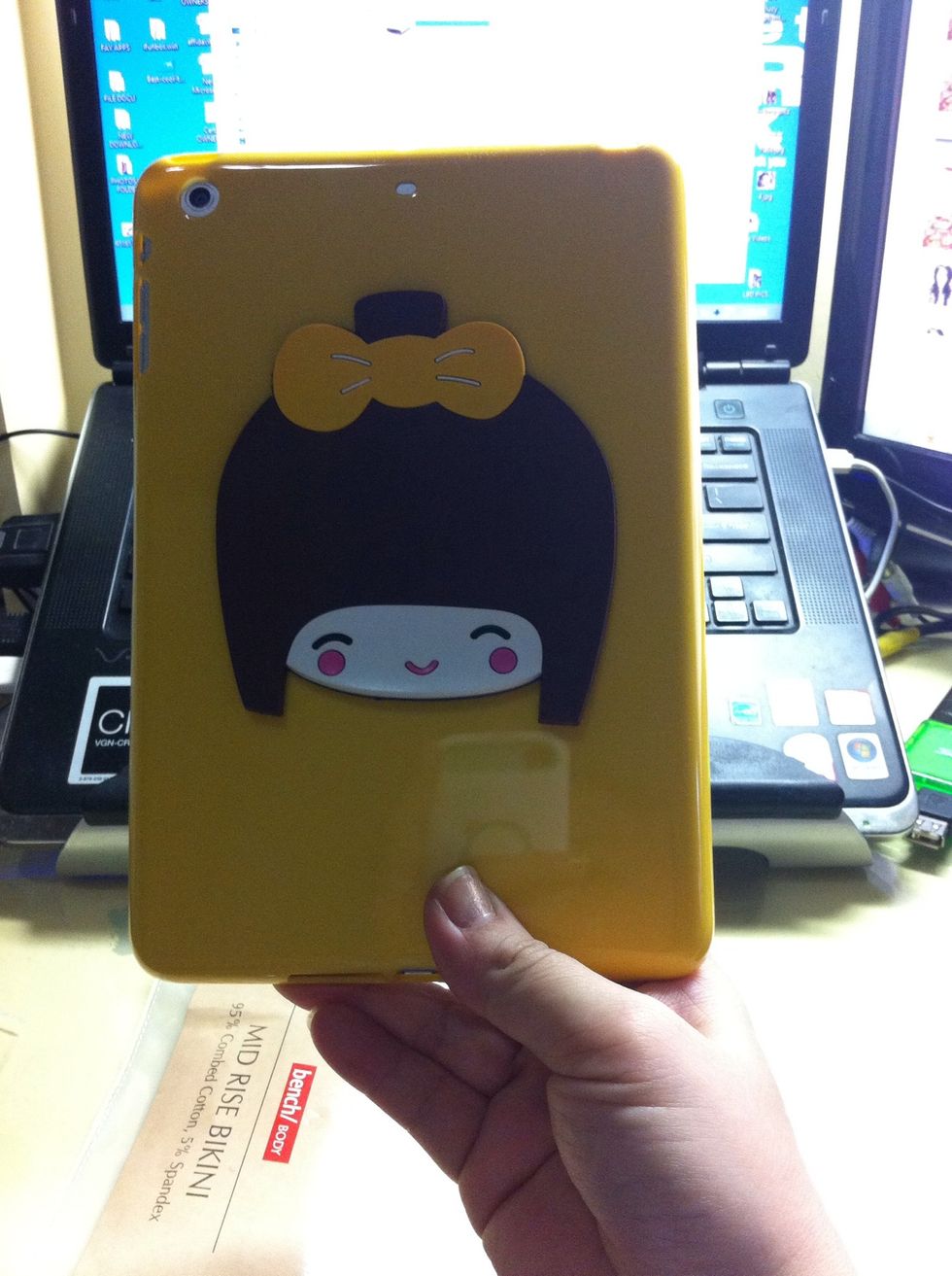 Done! Lay down your iPad Mini for about 30min. to make the coaster stick better. \ud83d\ude0a