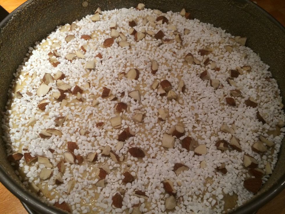 Done, now put it in the oven for 60 minutes at the bottom region of the oven.