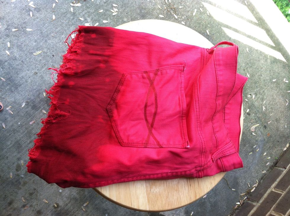 Done! Take them to wash and dry