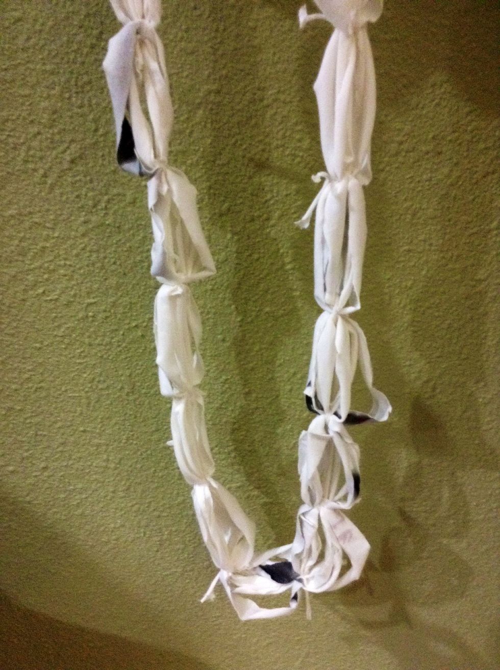 Done! This is a basic white one but you can experiment with different colored fabrics and pattern\ud83d\ude03