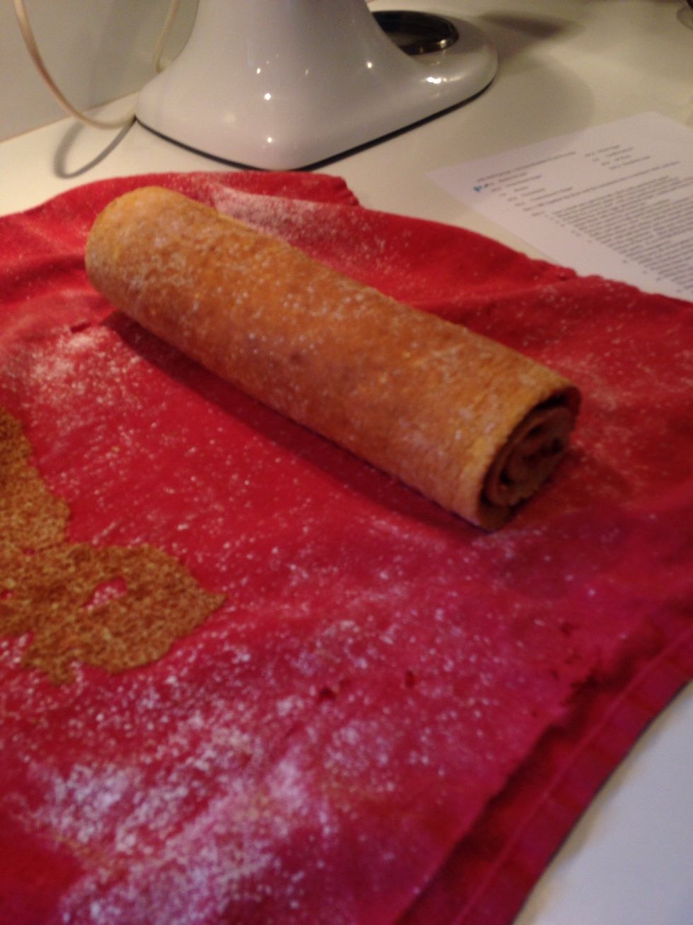 Done! Transfer seam side down to serving tray.