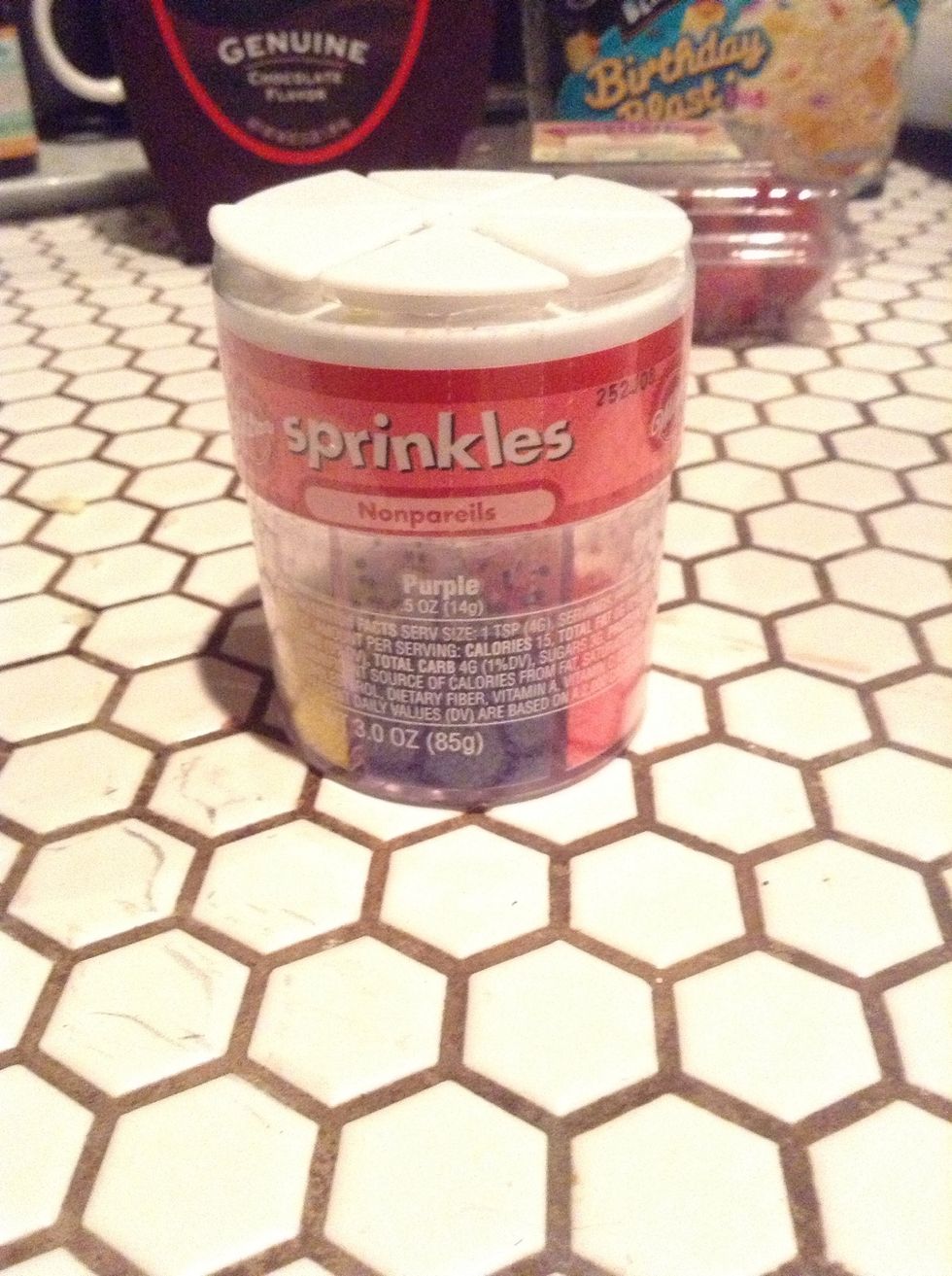 Dont forget the sprinkles! Yum!