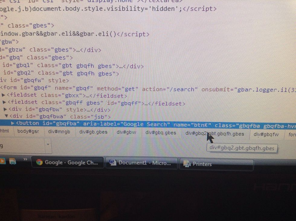 Double click on the words that were originally there.
