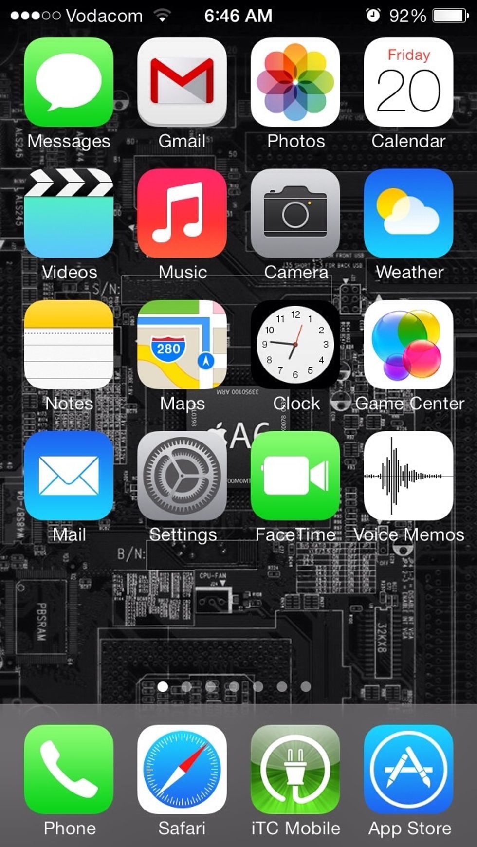 Double tap the home bottom. You can do this at anytime and anywhere on your iPhone.