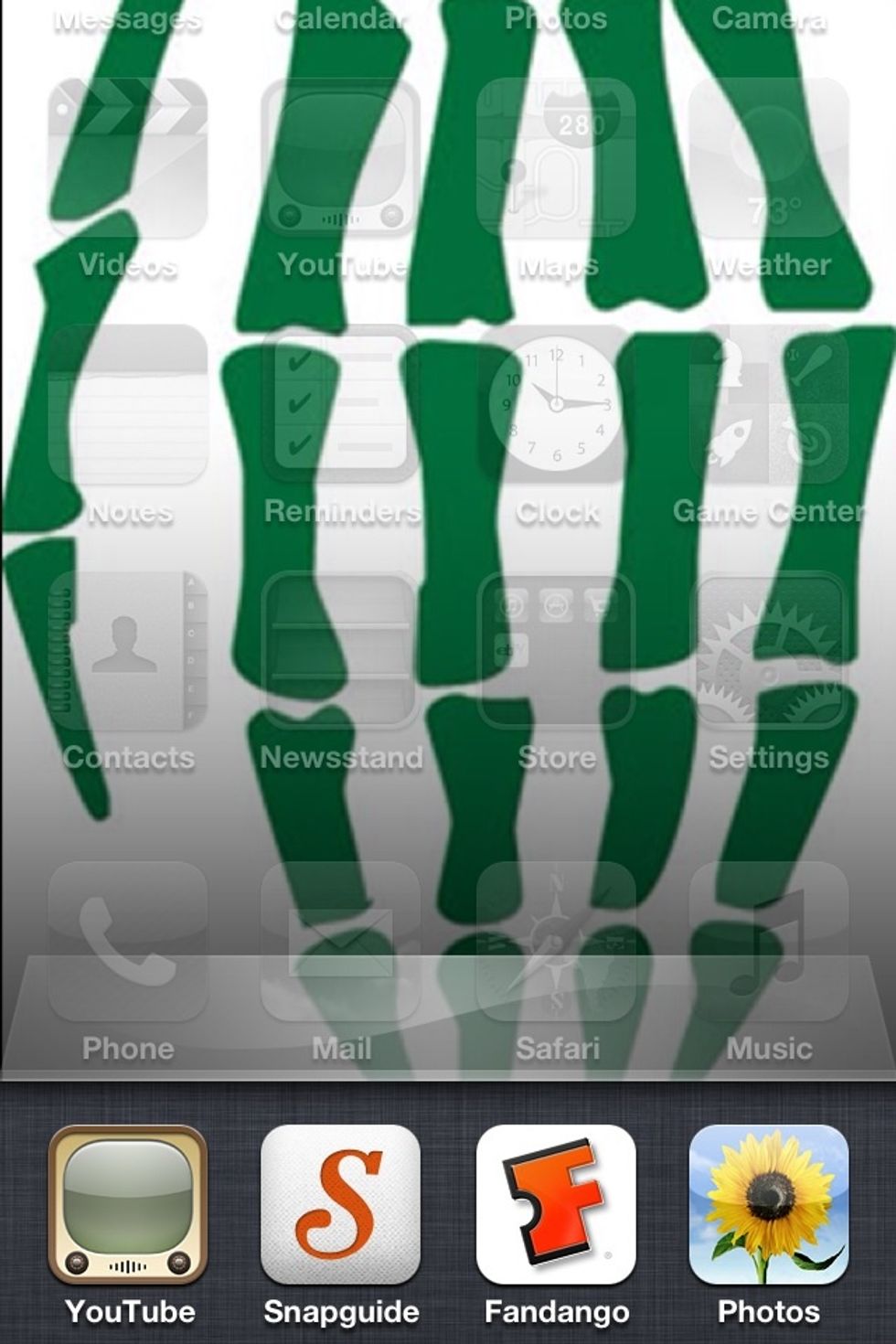 Double-tap the home button to see your recently opened apps.